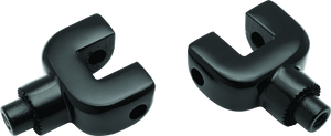 Kuryakyn Black Splined Passenger Peg Adapter 8927