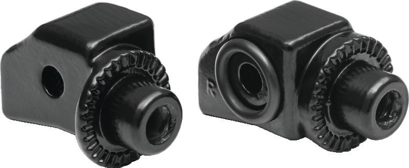 Kuryakyn Satin Black Rear Footpeg Adapter 8938