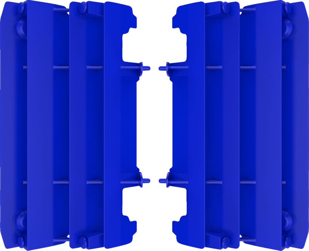 Polisport Louvers Radiator Cover for Yamaha YZ125/YZ250 2005-2021 Blue