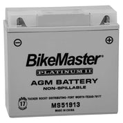 BikeMaster AGM 12V Platinum Battery For BMW K1600GT 2011-2019 Grey