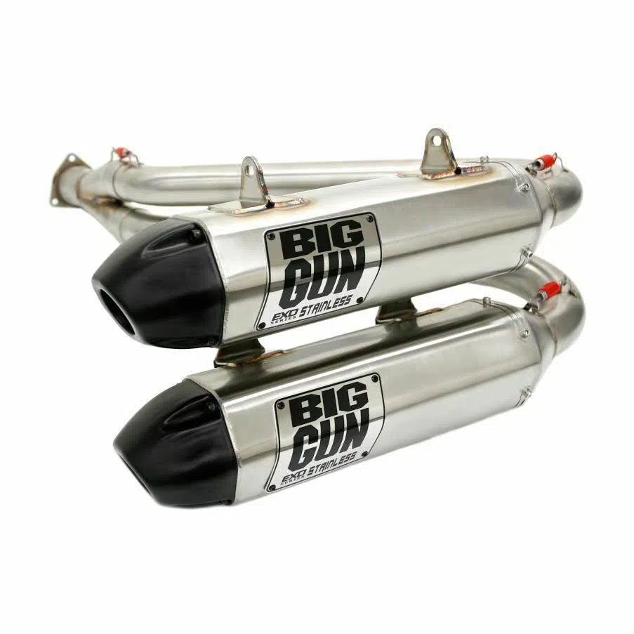 Big Gun Exhaust EXO Stainless 3/4 Dual Exhaust System - 14-6943