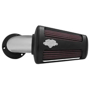 Vance & Hines 70035 Black Chrome V02 Motorcycle Air Cleaner Kit 99-17 Harley