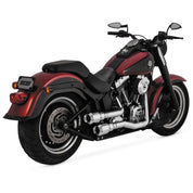 Vance & Hines 16846 Hi-Output Grenades 2-Into-2 Exhaust - Chrome - VH-0204