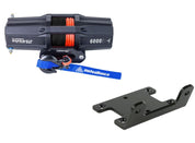 Viper V2 ATV Winch Kit 3500 lb Standard Spool With 40 Feet Blue Synthetic Rope With Mount For Yamaha Models 2007-2012