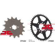 Front & Rear Sprocket Kit for SUZUKI T20 Super Six-520 Chain Conversion 68