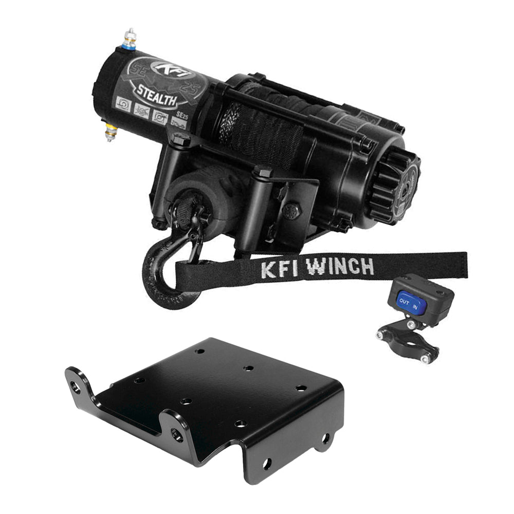 KFI 2500 lb Assault Winch And Optional Mount