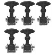 Set of 5 2 1/2 Inch Easy Grip With Bracket