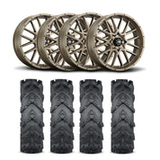 ITP Hurricane 18" Bronze Wheels And Cryptid Tires [36x10-18]