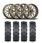 ITP Hurricane 18" Bronze Wheels And Cryptid Tires [36x10-18]