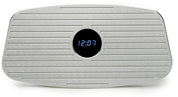 Dakota 1933-1934 Ford aluminum glove box cover w/ VFD clock ALG-34-CLK