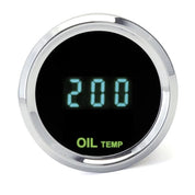 Dakota Digital Universal Round Oil Temperature Gauge Teal Display ODYR-07-3 New