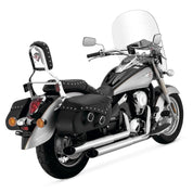 Vance & Hines 18397 Twin Slash Staggered; Chrome