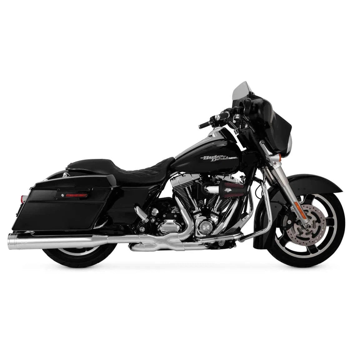 Vance & Hines 16894 Power Duals CTR Exhaust System; Chrome