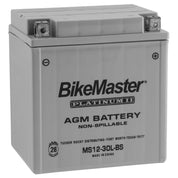 BikeMaster AGM 12V Platinum Battery For CFMOTO CForce 400 2016-2020 Grey