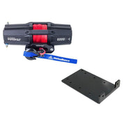 Viper V2 UTV Winch Kit 6000 lb Standard Spool With 40 Feet Black Synthetic Rope With Mount For Kawasaki Mule 4000/4010 2009-2020