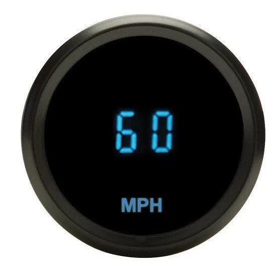 Dakota Solarix Series Universal 2-1/16 Round Mini Speedometer SLX-01-3