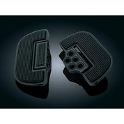 Kuryakyn Premium Black Floorboards Driver Rider Passenger Set Pair Harley Honda