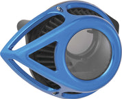 Arlen Ness Clear Tear Sucker Blue Air Cleaner 18-949