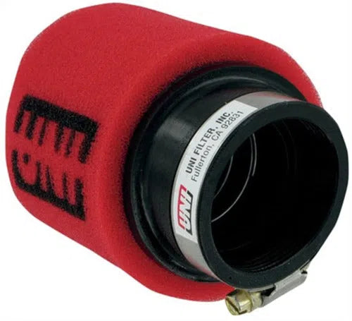 Uni Air Filter Clamp On Pod 2 50mm ID x 4 Long Dual Stage Angled UP-4200AST