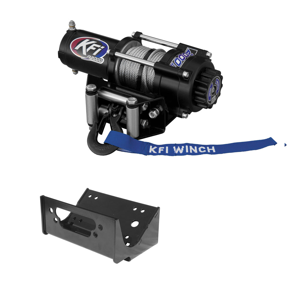 KFI 2000 lb Winch And Optional Mount