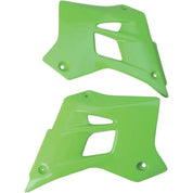 Kawasaki KDX200 1995-2006 UFO green Radiator Shrouds