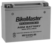 BikeMaster AGM 12V Platinum Battery For Can-Am Spyder RT 2008-2020 Grey