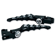 KURYAKYN BLACK ZOMBIE LEVERS FOR 1996-2017 HARLEY DYNA, 98-07 ROAD GLIDES 1090