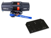 Viper V2 ATV Winch Kit 6000 lb Standard Spool With 40 Feet Red Synthetic Rope With Mount For Arctic Cat Models 2006