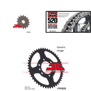 520H Heavy-Duty Chain Natural, Front & Rear Sprocket Kit SUZUKI GN400X 1980-1981