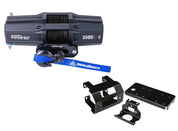 Viper V2 ATV Winch Kit 3500 lb Standard Spool With 40 Feet Green Synthetic Rope With Mount For Polaris Sportsman Models 2003