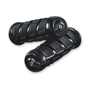KURYAKYN GLOSS BLACK KINETIC GRIPS FOR 1" HANDLEBARS 1999-2017 HONDA MODELS 6373