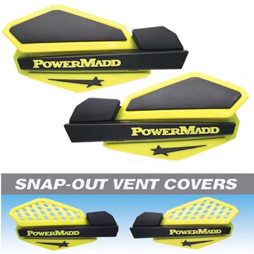 Powermadd - 34206 - Star Series Handguards, Suzuki Yellow/Black