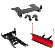 Denali Black UTV Snow Plow Kit For Honda Pioneer 700 SXS700M2 2014-2021