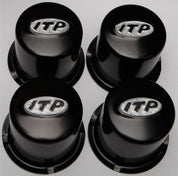 ITP Delta Steel Wheel Center Cap Black SM130B