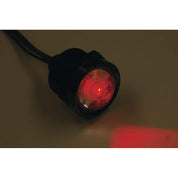 Letric Lighting Royal Flush Mount G2 LED 3-Wire, 1", Black/Red/Red