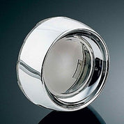 KURYAKYN SMOKE CHROME DEEP DISH BEZEL 2010-2017 HARLEY BULLET TURN SIGNALS 2107