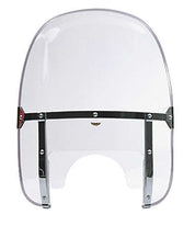 National Cycle Clear Beaded Heavy Duty Windshield With Mount Kit, Tapered Forks