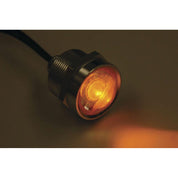 Letric Lighting Royal Flush Mount G2 LED 3-Wire, 1", Polished/White/Amber