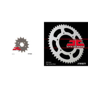 JT SPROCKETS Front and Rear Steel Sprocket Kit for OffRoad HONDA XL250 1972-1976