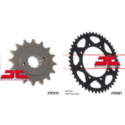 Front & Rear Sprocket Kit for KAWASAKI KLR650 C1-C8 95-03 JT Sprockets