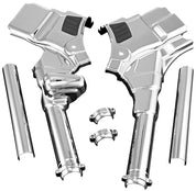 New Harley-Davidson FLHRC Classic 2007Deluxe Neck Covers Chrome by Kuryakyn