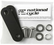 National Cycle Footrest Mount 76mm Black BAG#4015-76MM