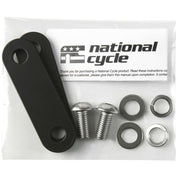 National Cycle Footrest Mount 76mm Black BAG#4015-76MM
