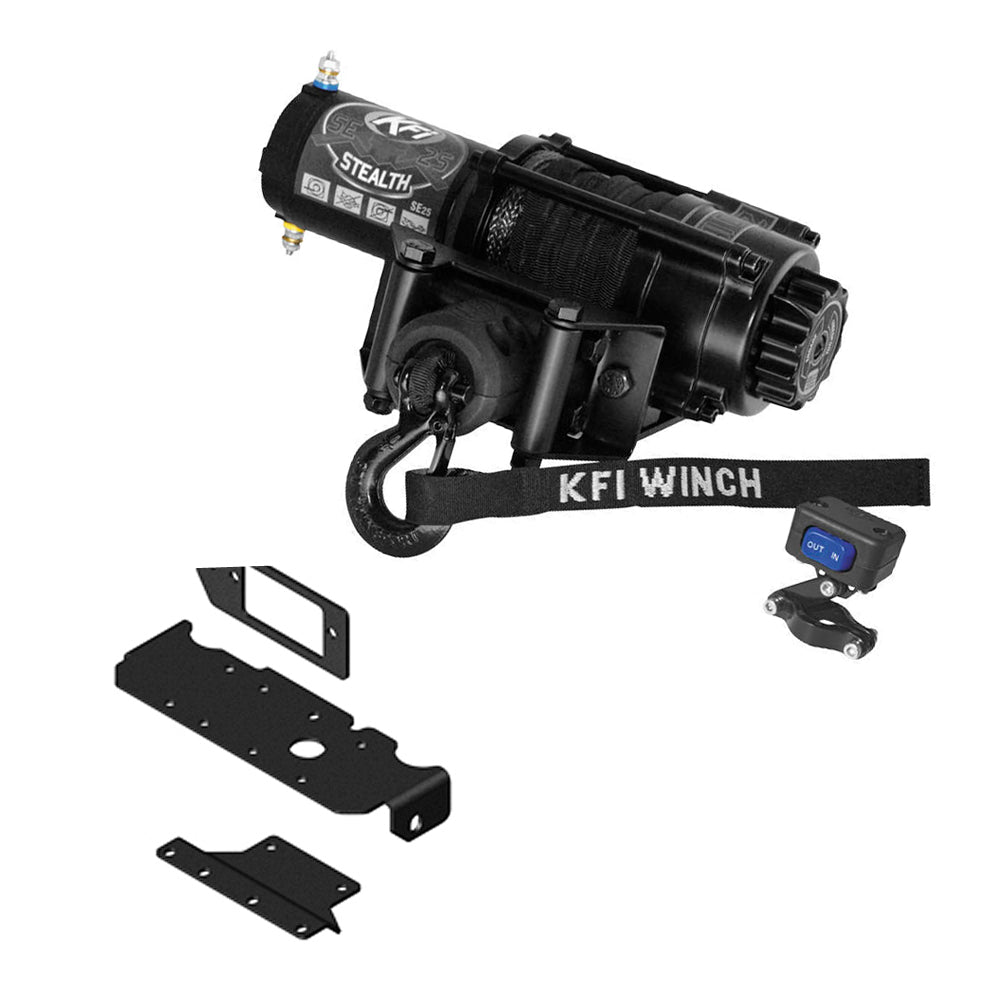 KFI 2500 lb Assault Winch And Optional Mount