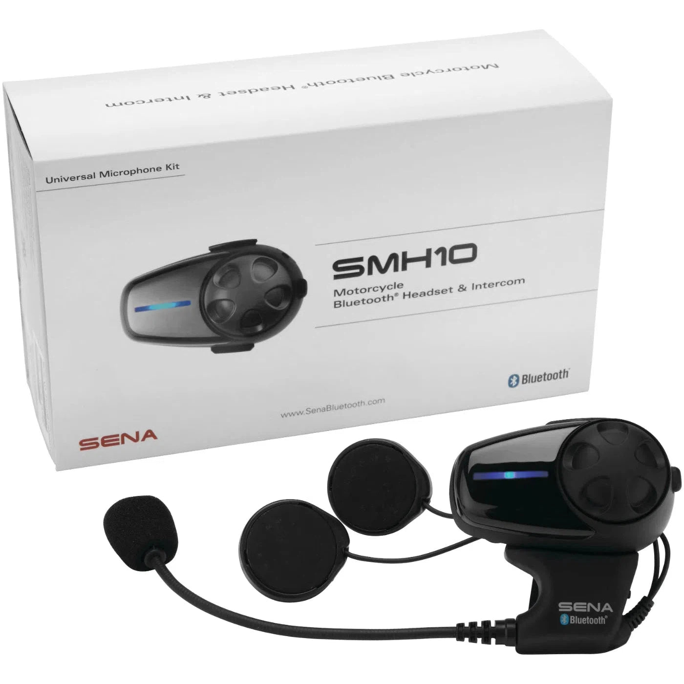 SENA SMH10 Bluetooth Headset Intercom Basic Kit Dual Pack SMH10D-10