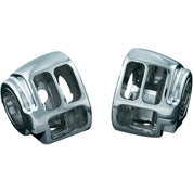 Harley FXDC Dyna Super Glide Custom 2012-2013Switch Housing Set Chrome Kuryakyn