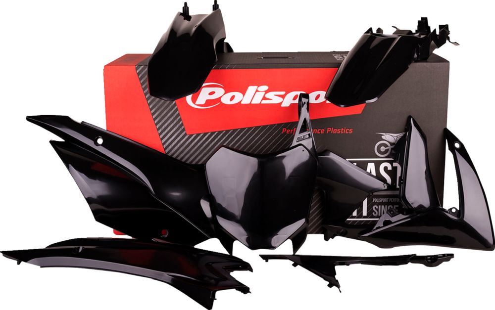 Polisport Standard Plastic Kit for Honda CRF110F 2013-2018 Black 90539
