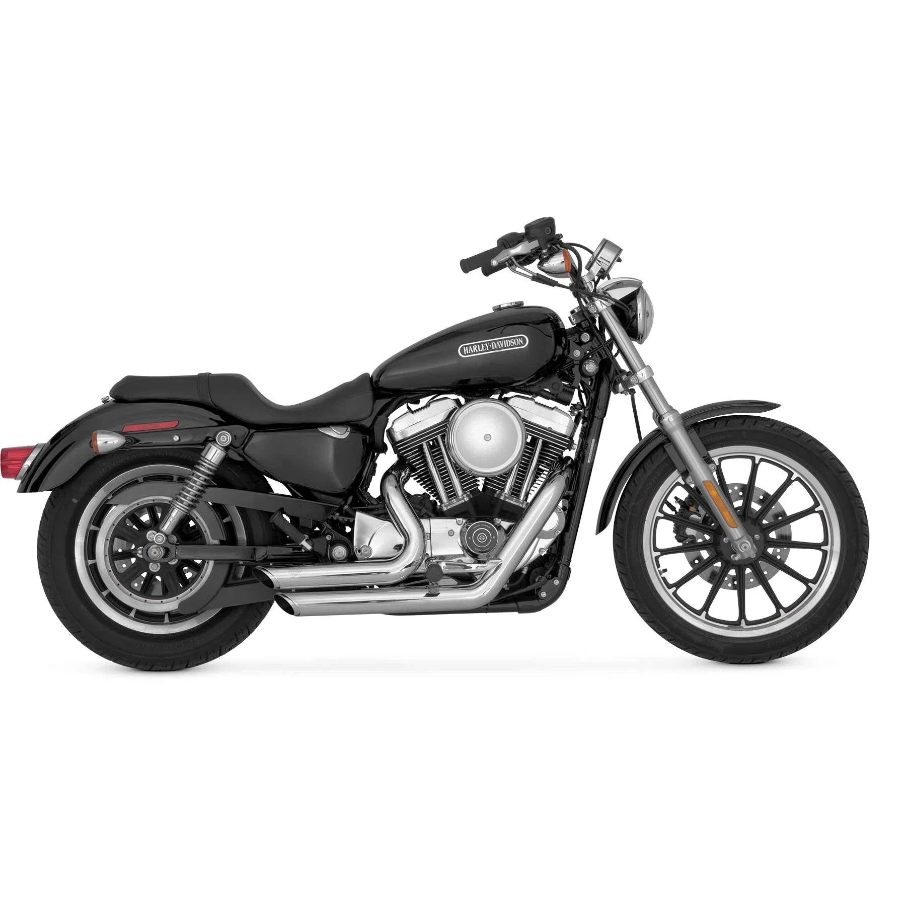 Vance & Hines 17219 Shortshots Staggered Exhaust System Chrome