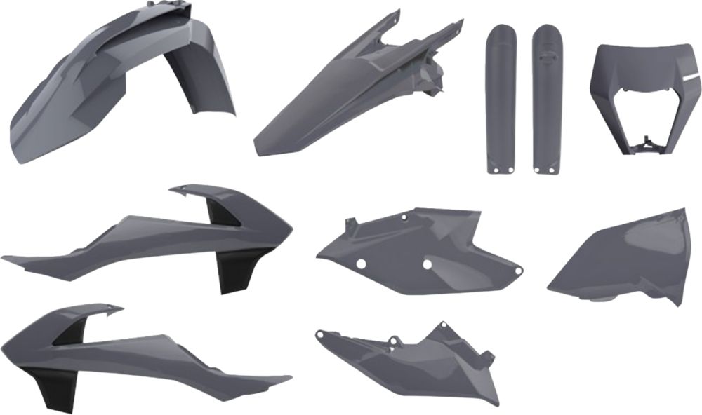 Polisport Standard Enduro Kit for KTM 2017-2019 Nardo Grey 90889