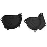 Polisport Engine Covers Protection Kit for Yamaha YZ250/YZ250X Black 90939